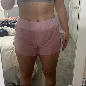 athleta light pink shorts